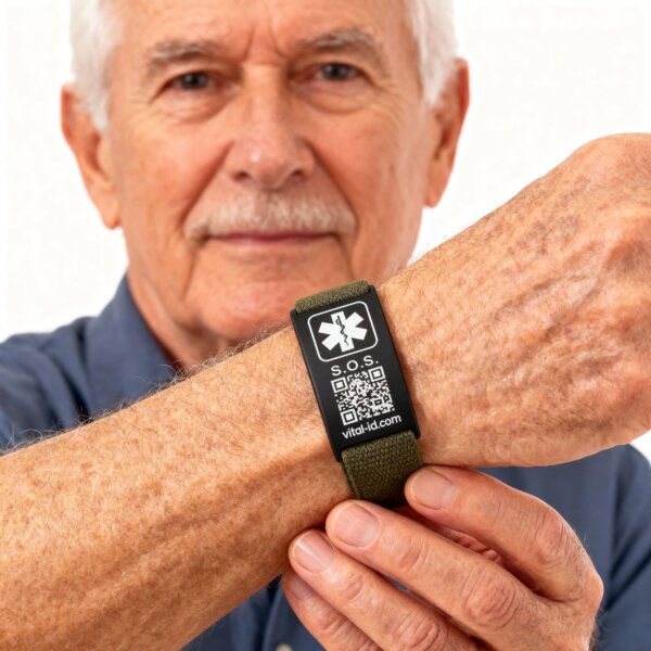 Brazalete Vital ID QR