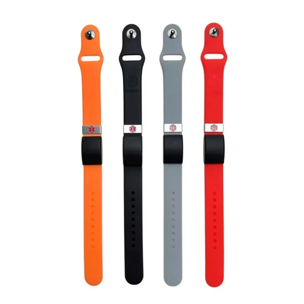 Brazalete con datos de emergencia personalizable