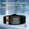 Brazalete Vital ID QR Sport con ficha médica asociada Brazalete Vital ID QR Sport con ficha médica asociada