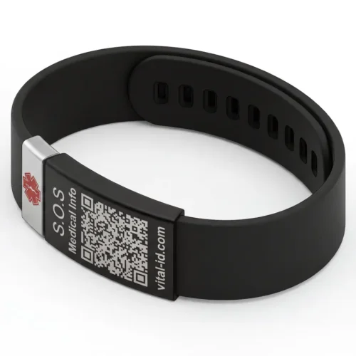 Brazalete Vital ID QR Sport con ficha médica asociada
